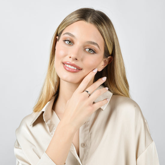 ANELLO DONNA IN ACCIAIO LET LIFE SURPRISE YOU