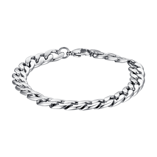 BRACCIALE UOMO IN ACCIAIO MAGLIA ACCIAIO