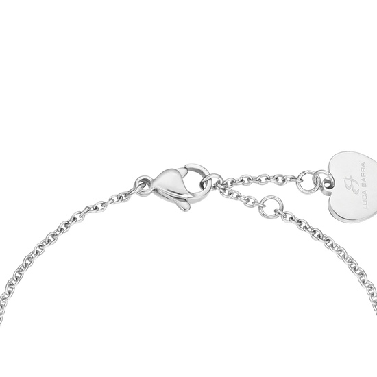 BRACCIALE IN ACCIAIO CON STELLE ROSE' Luca Barra