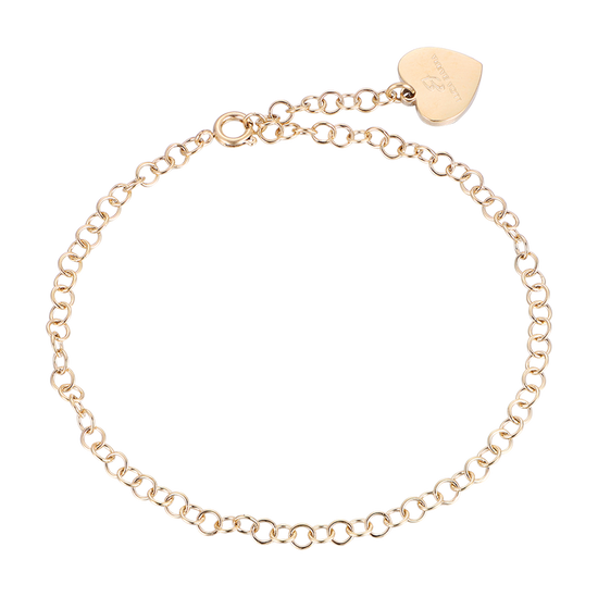 BRACCIALE DONNA IN ACCIAIO CON CERCHI IP GOLD Luca Barra