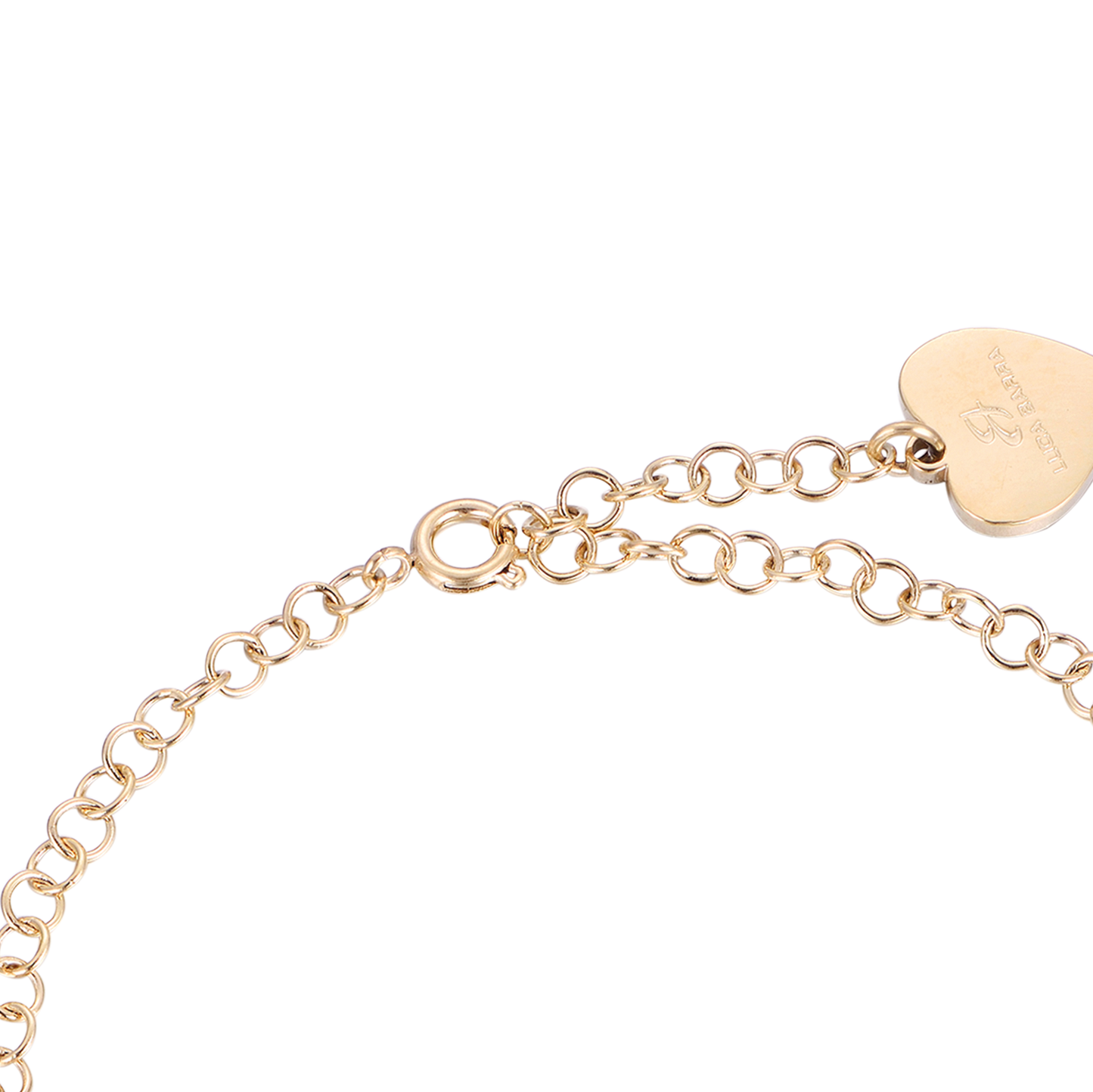 BRACCIALE DONNA IN ACCIAIO CON CERCHI IP GOLD