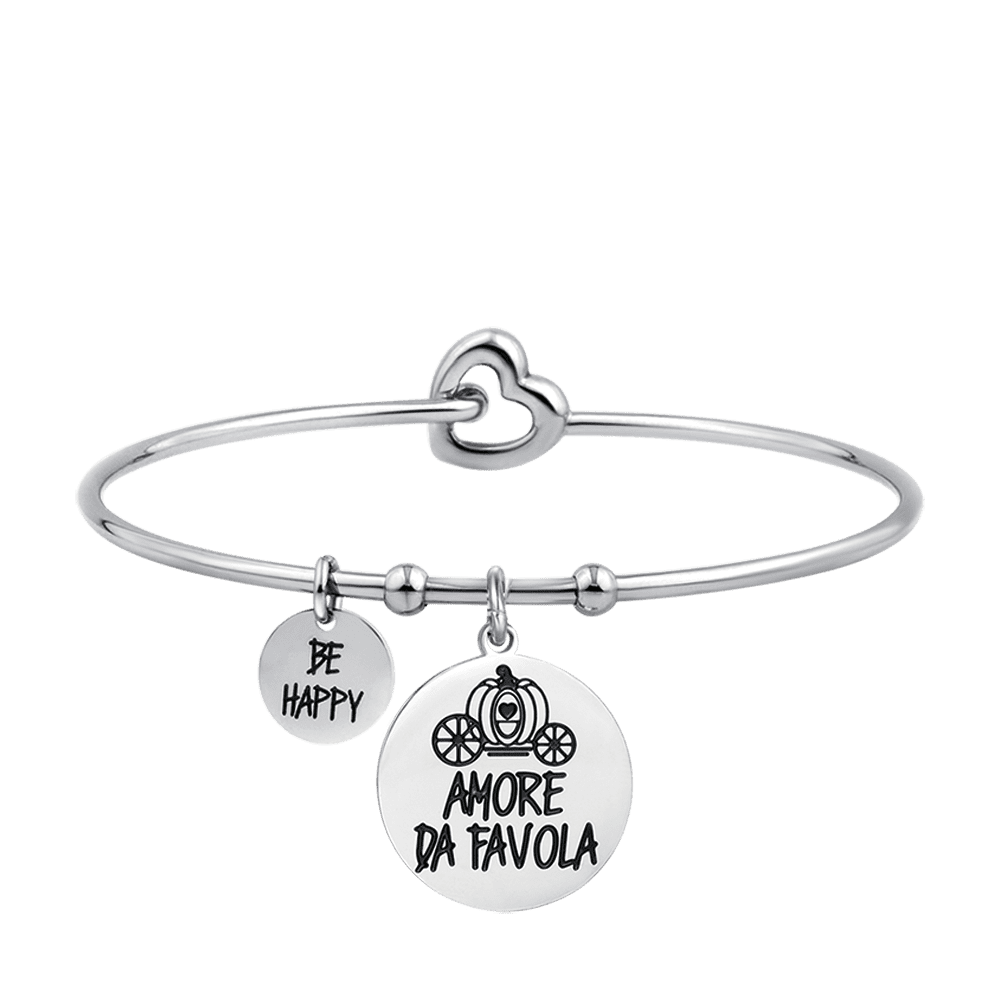 BRACCIALE DONNA IN ACCIAIO AMORE DA FAVOLA