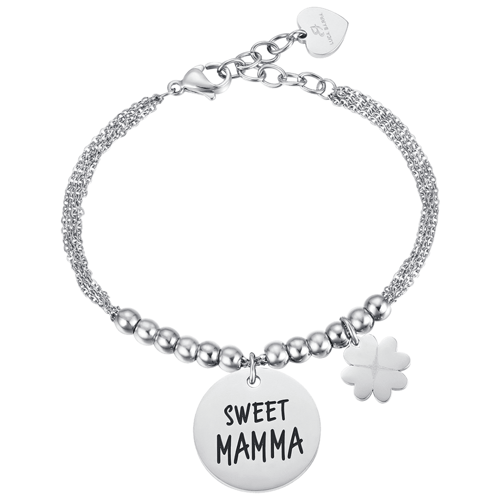 BRACCIALE DONNA IN ACCIAIO SWEET MAMMA Luca Barra