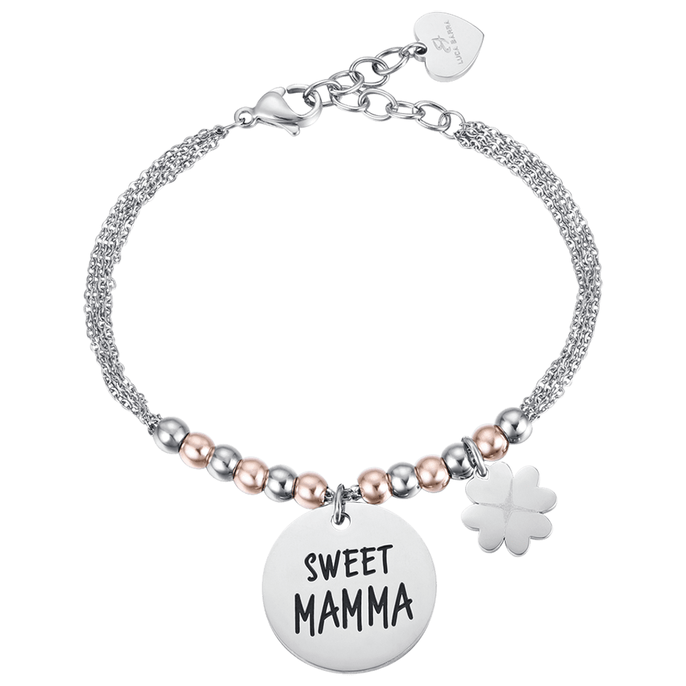 BRACCIALE DONNA IN ACCIAIO SWEET MAMMA Luca Barra