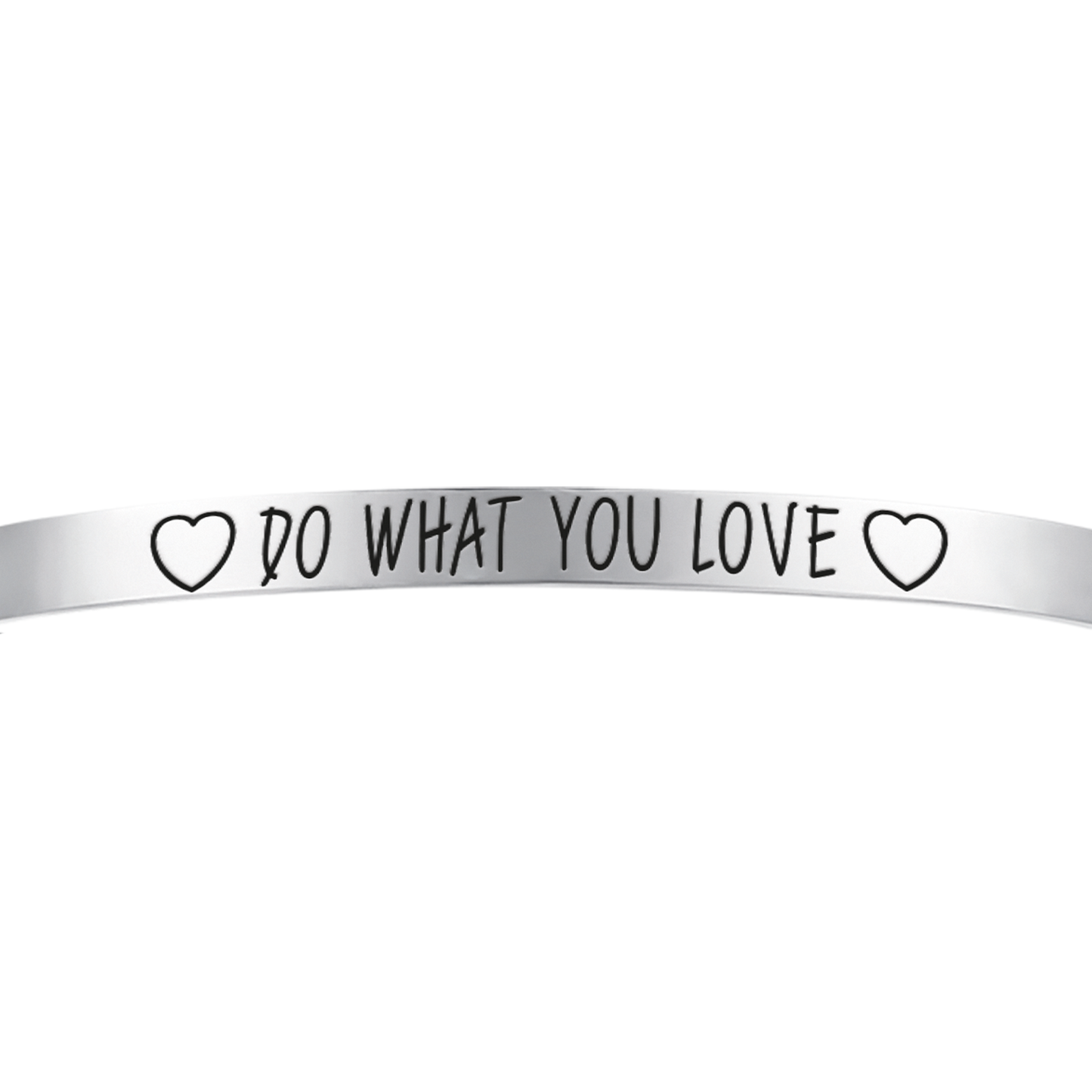 BRACCIALE DONNA IN ACCIAIO DO WHAT YOU LOVE