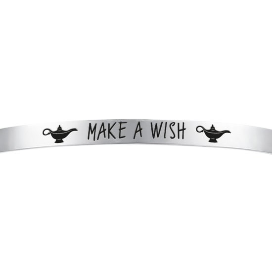 BRACCIALE DONNA IN ACCIAIO MAKE A WISH