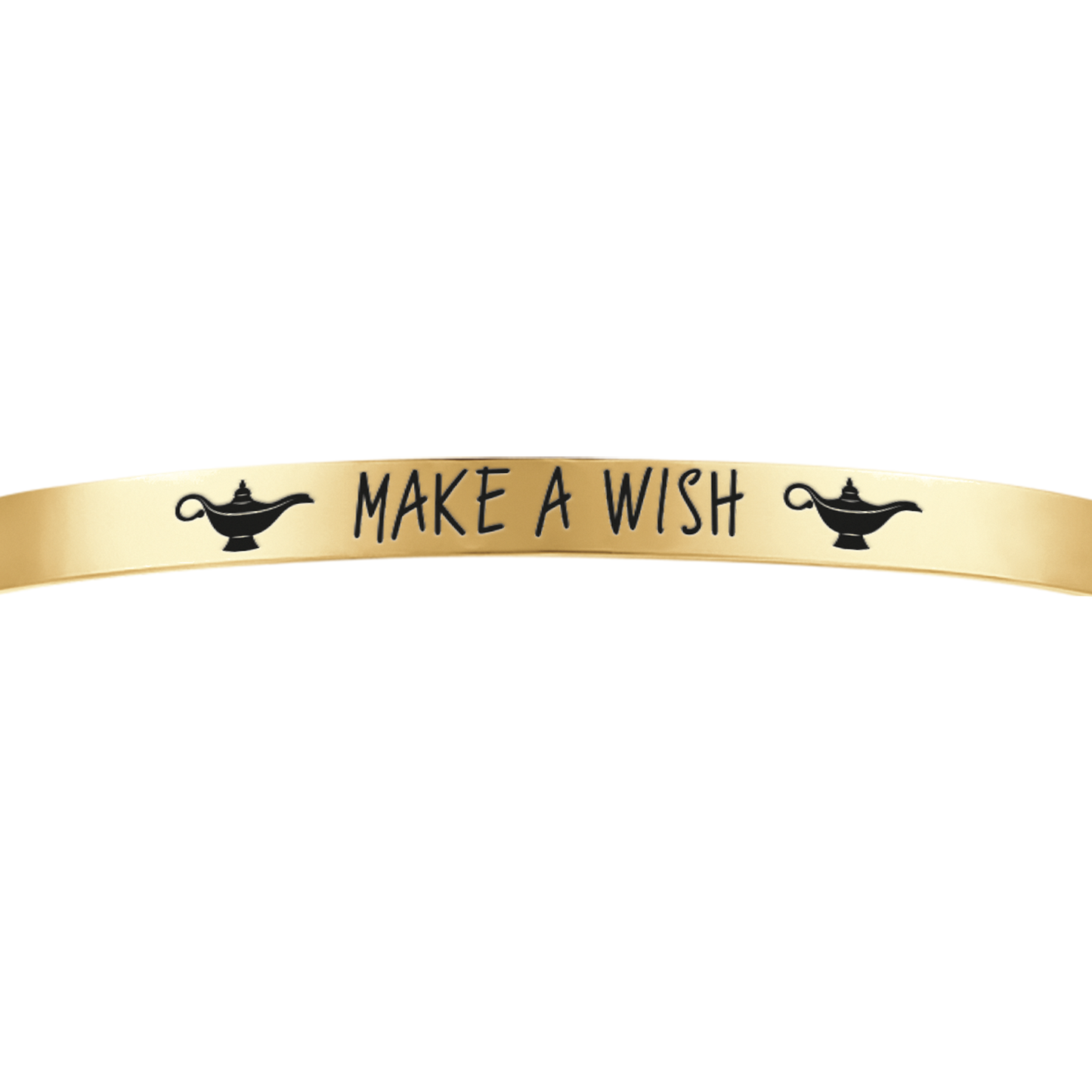 BRACCIALE DONNA IN ACCIAIO DORATO MAKE A WISH