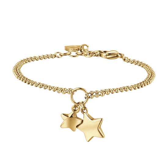 BRACCIALE DONNA IN ACCIAIO CON STELLE