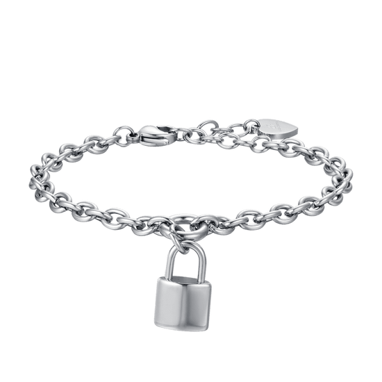 BRACCIALE DONNA IN ACCIAIO CON LUCCHETTO