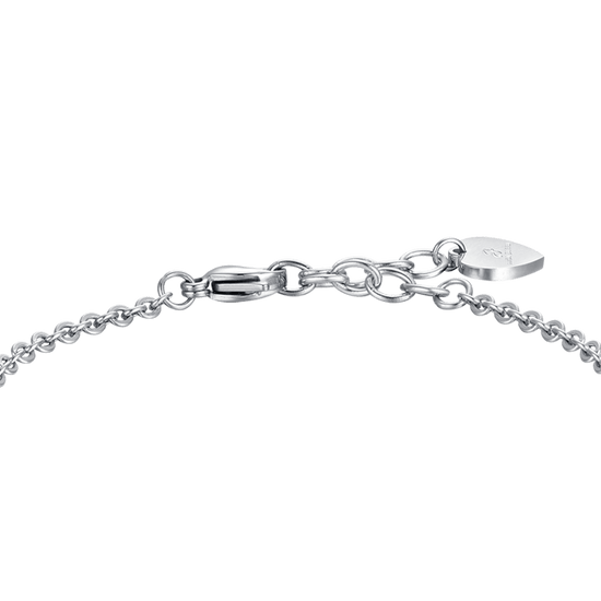 BRACCIALE DONNA IN ACCIAIO CON STELLA PUNTO LUCE BIANCO