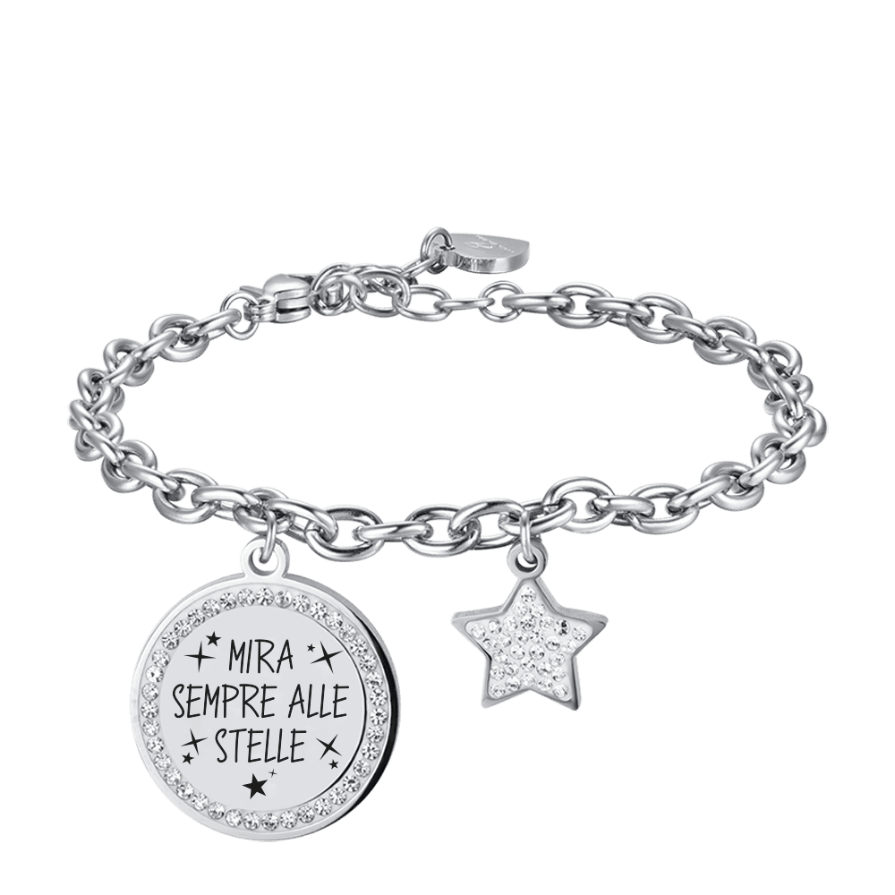 BRACCIALE DONNA IN ACCIAIO MIRA SEMPRE ALLE STELLE