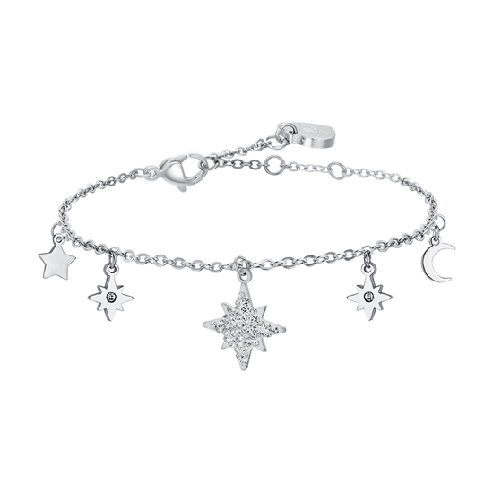 BRACCIALE DONNA IN ACCIAIO CON STELLA DI SISSI