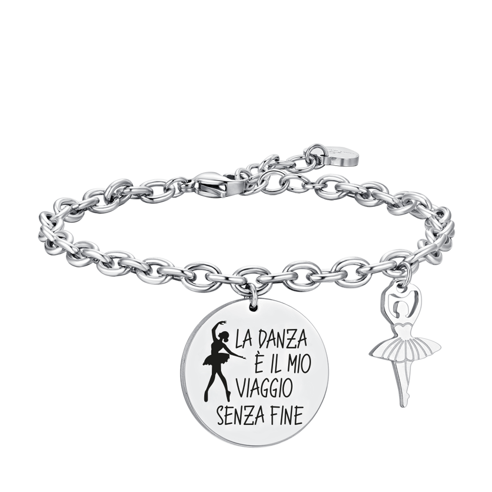 BRACCIALE DONNA IN ACCIAIO BALLERINA