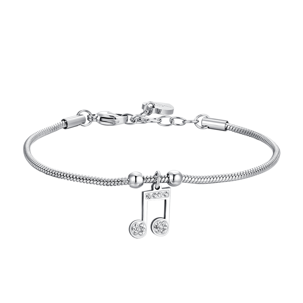 BRACCIALE DONNA IN ACCIAIO CON NOTA MUSICALE