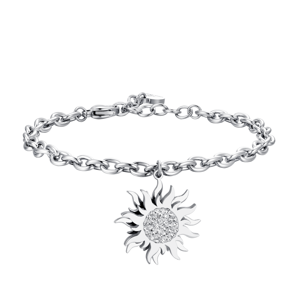 BRACCIALE DONNA IN ACCIAIO SOLE GIREVOLE