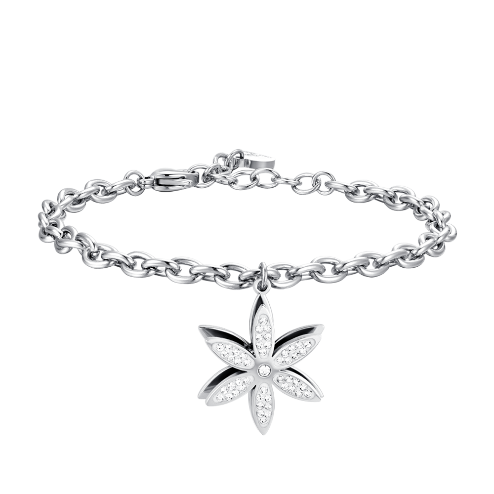 BRACCIALE DONNA IN ACCIAIO FIORE DELLA VITA GIREVOLE