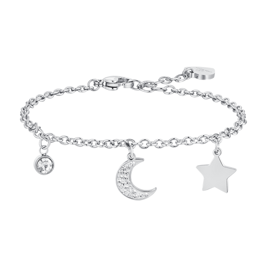 BRACCIALE DONNA IN ACCIAIO LUNA E STELLA Luca Barra