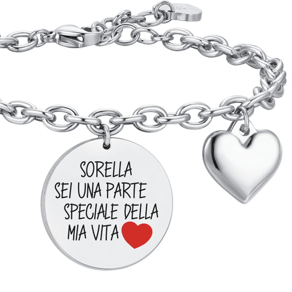 BRACCIALE DONNA IN ACCIAIO SORELLA