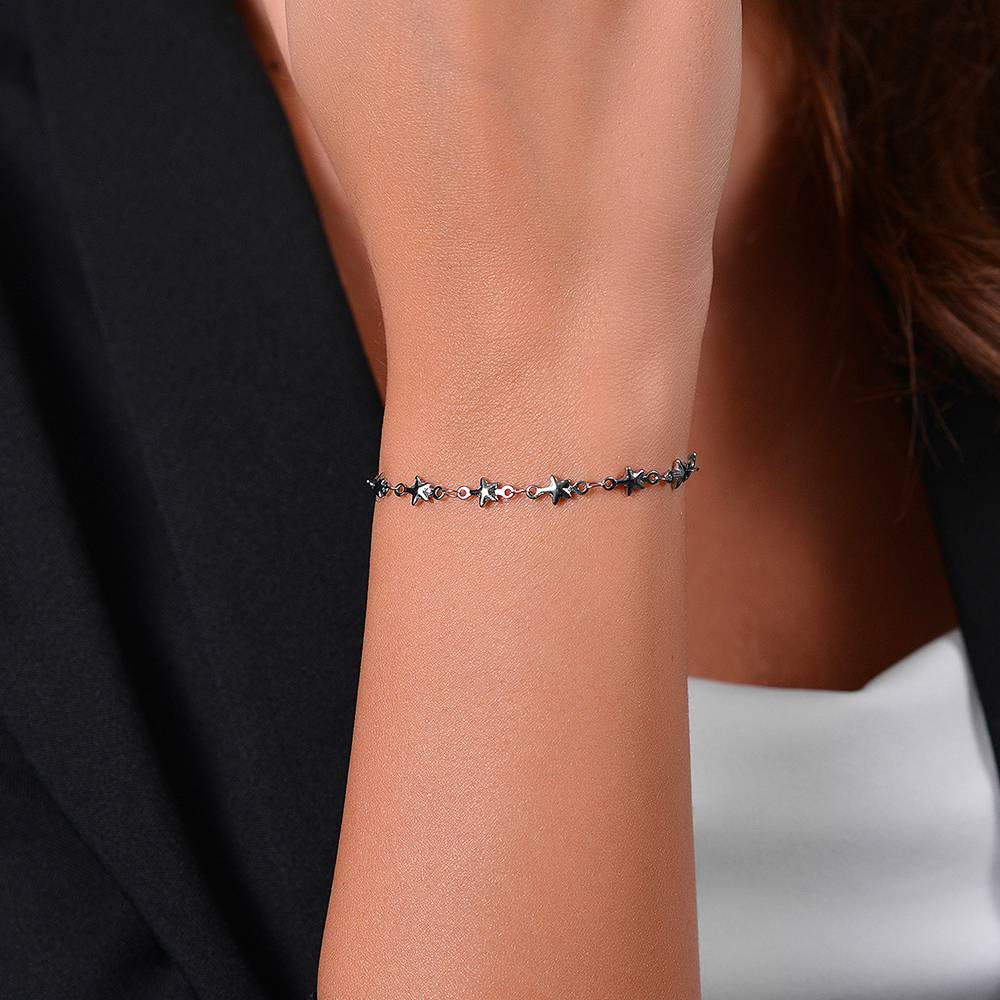 BRACCIALE DONNA IN ACCIAIO STELLE