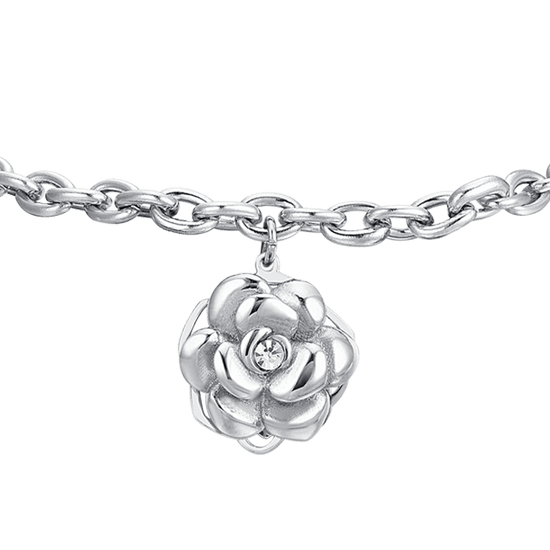 BRACCIALE DONNA IN ACCIAIO ROSA GIREVOLE