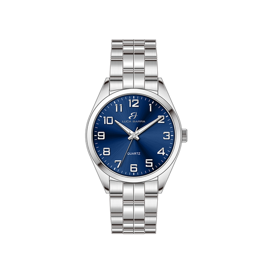 OROLOGIO UOMO IN ACCIAIO QUADRANTE BLU