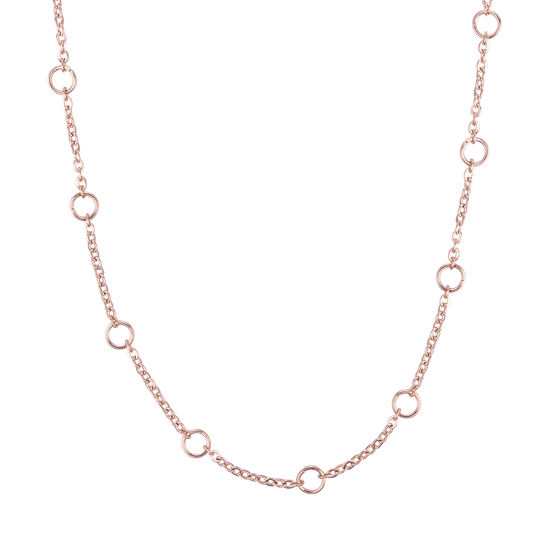 COLLANA DONNA IN ACCIAIO IP ROSE