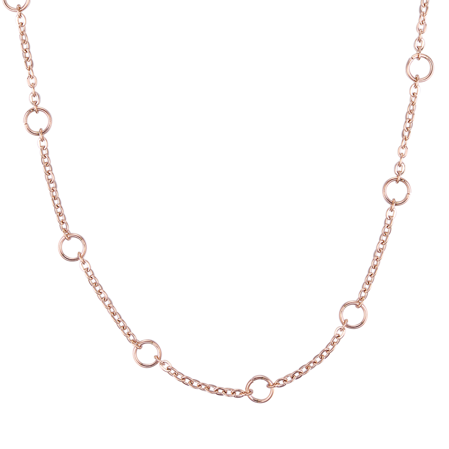 COLLANA DONNA IN ACCIAIO IP ROSE