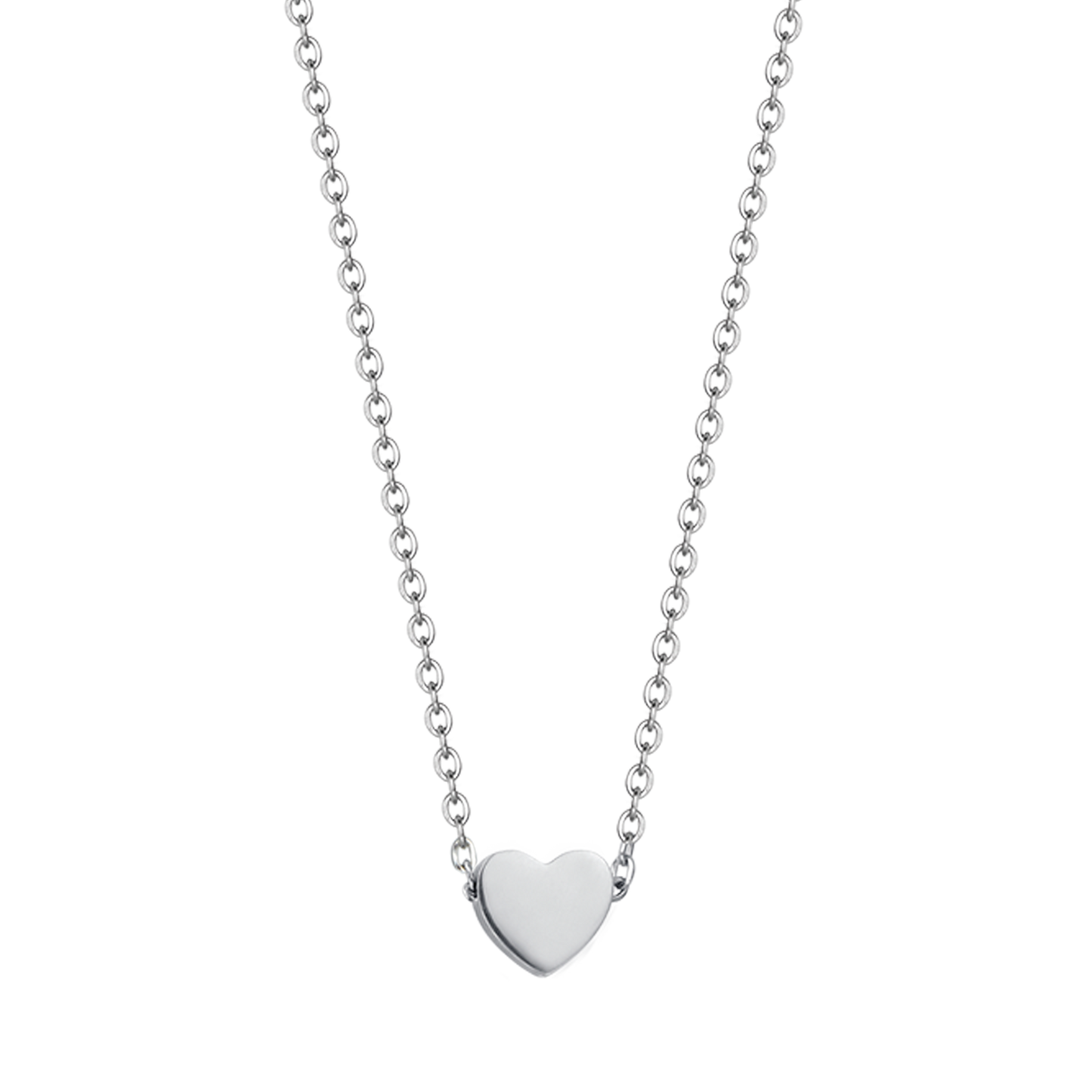 COLLANA IN ACCIAIO CON CUORE