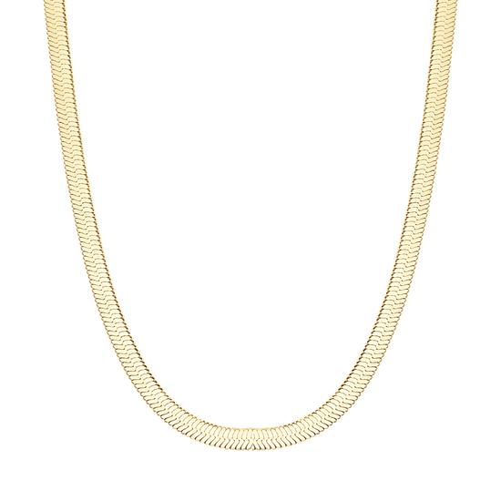 COLLANA DONNA SNAKE IN ACCIAIO IP GOLD