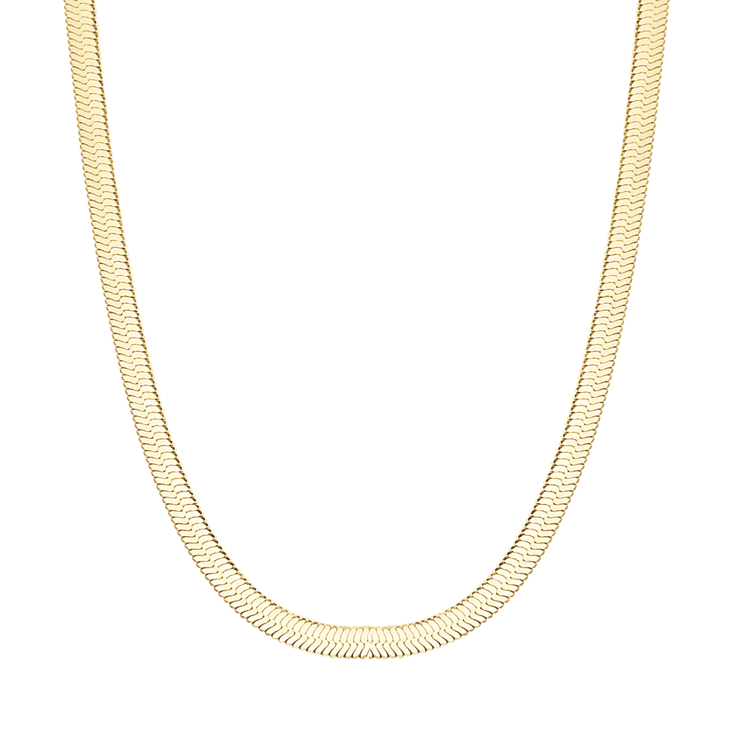 COLLANA DONNA SNAKE IN ACCIAIO IP GOLD