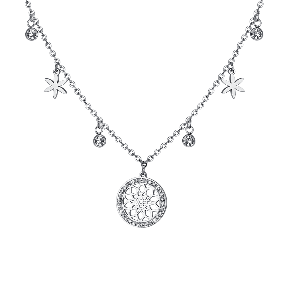 COLLANA DONNA IN ACCIAIO FIORE DELLA VITA