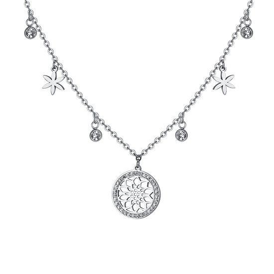 COLLANA DONNA IN ACCIAIO FIORE DELLA VITA