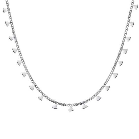 COLLANA DONNA IN ACCIAIO CON TRIANGOLI