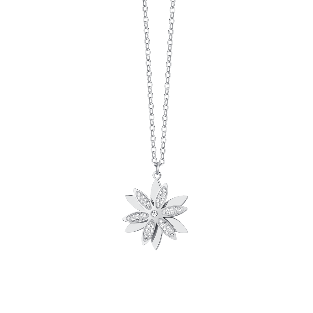 COLLANA DONNA IN ACCIAIO FIORE DELLA VITA GIREVOLE