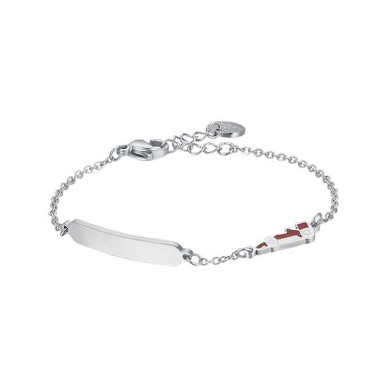 BRACCIALE BAMBINO IN ACCIAIO CON MACCHINA